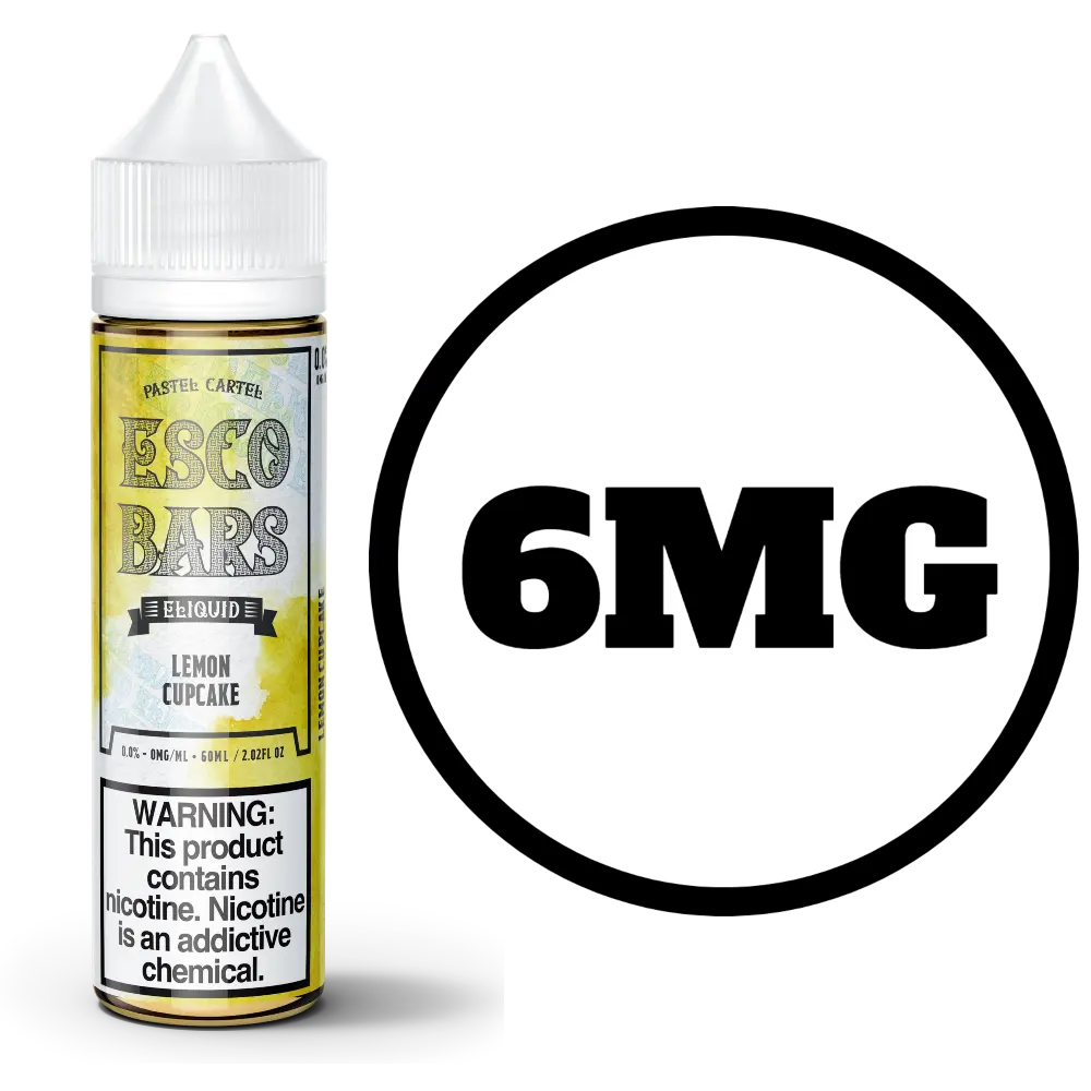 [Q-1909-03] ESCO BARS JUICE 60ML (6mg, Lemon Cupcake)