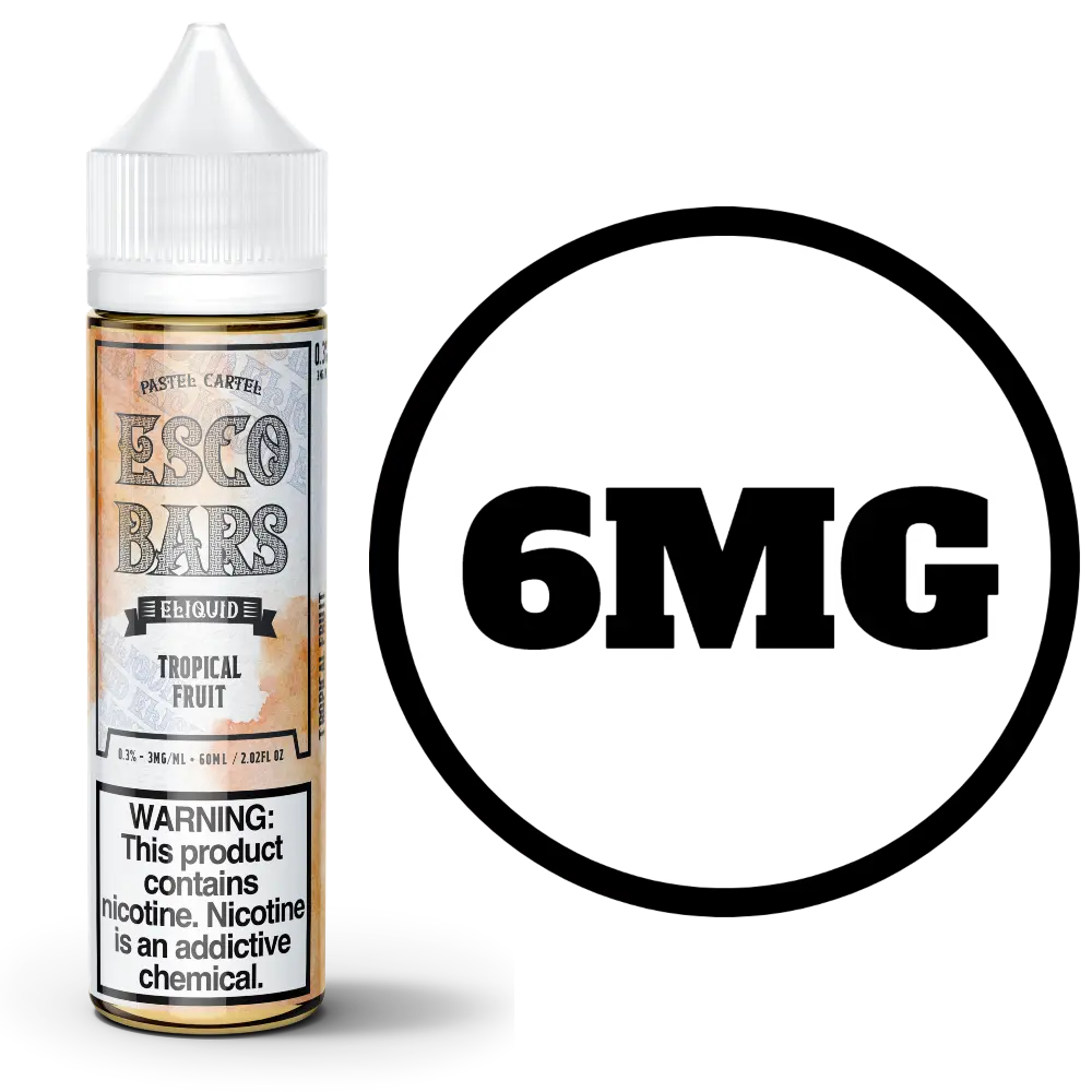 [Q-1909-06] ESCO BARS JUICE 60ML (6mg, Tropical Fruit)