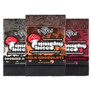 [Q-4732-01] EXODUS MUSHY DROPS CHOCOLATE 1PC 20PK DISPLAY (MILK CHOCOLATE)