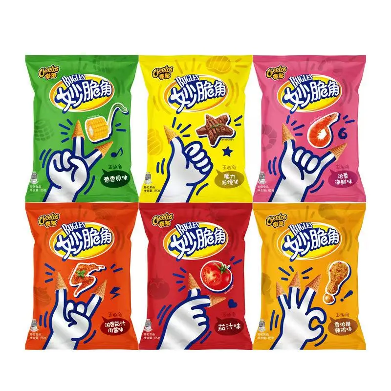 [Q-4900-03] Exotic Chips Cheetos Bugles 65G 4PK (Tomato Sauce)