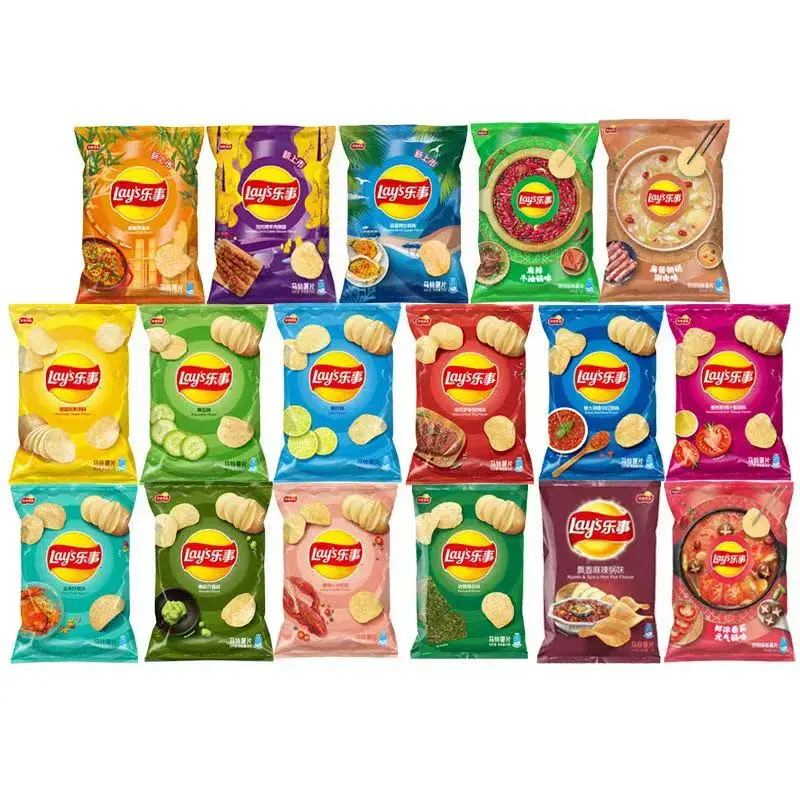 [Q-4901-07] Exotic Chips LAY’S Potato 70G 4PK (LIME)
