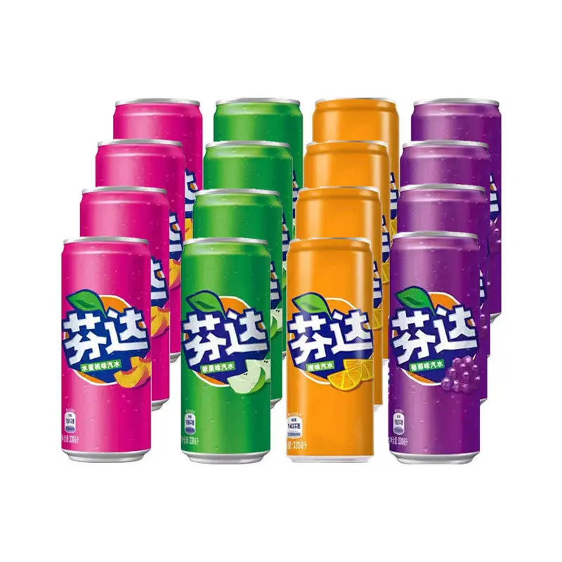 [Q-4997-04] Exotic Drink Fanta Can 330ml 12PK (Peach)