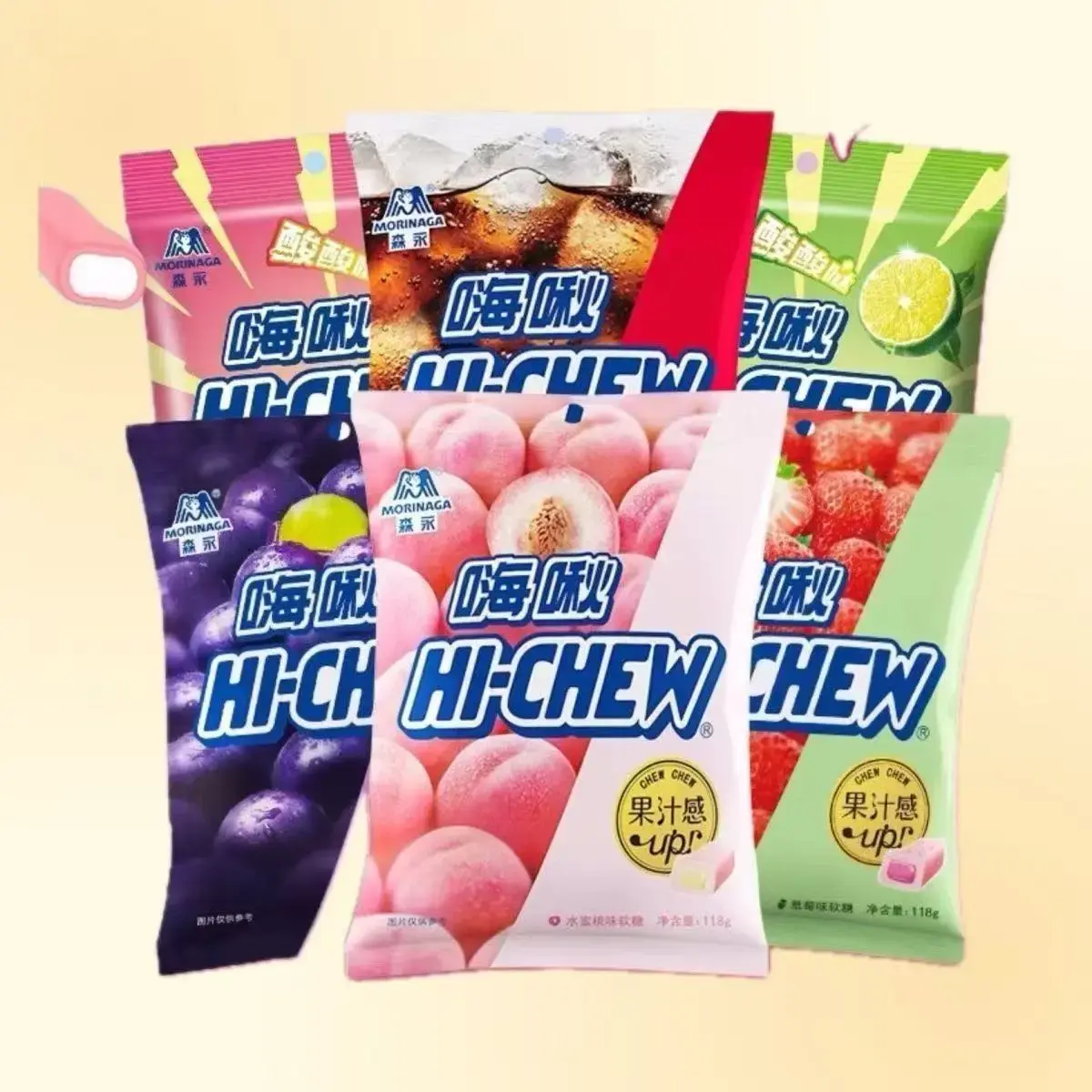 [Q-4913-05] Exotic Hi-Chew 118G 4Pk (LIME)