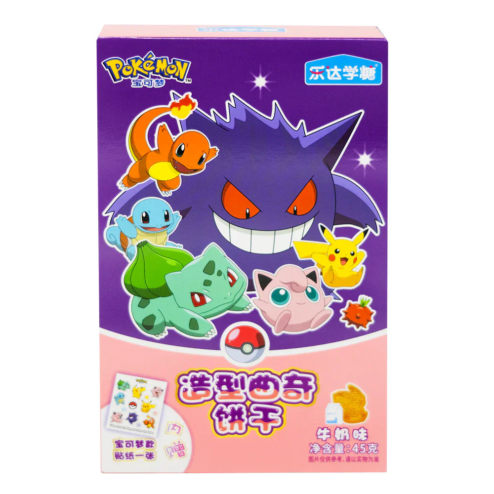 [Q-4949-01] Exotic Pokémon Cookies 45G 12PK (CHOCOLATE)
