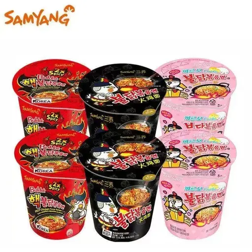 [Q-4908-03] Exotic Samyang Cup Mini 41G 4PK (Cream)