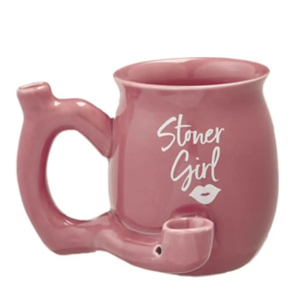 [Q-1963] FC MUG (PINK "STONER GIRL")