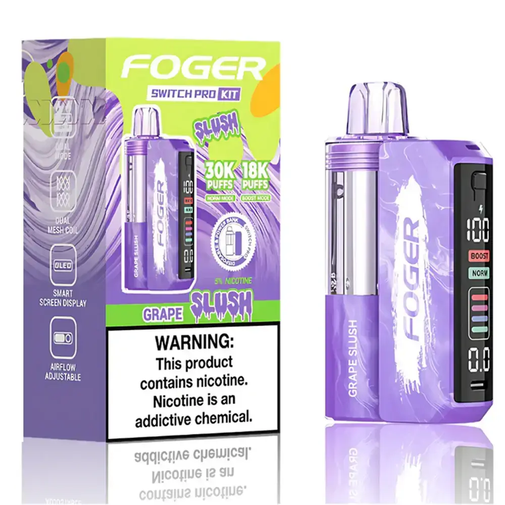 [T-1571-02] Foger Switch Pro 30K POD 18ml 5PK Punch (Sour Raspberry Punch)