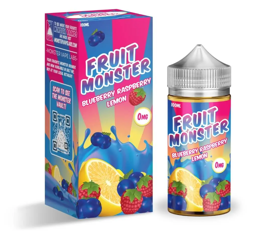 [Q-2025-01] FRUIT MONSTER 100ML (3mg, Blueberry Raspberry Lemon)