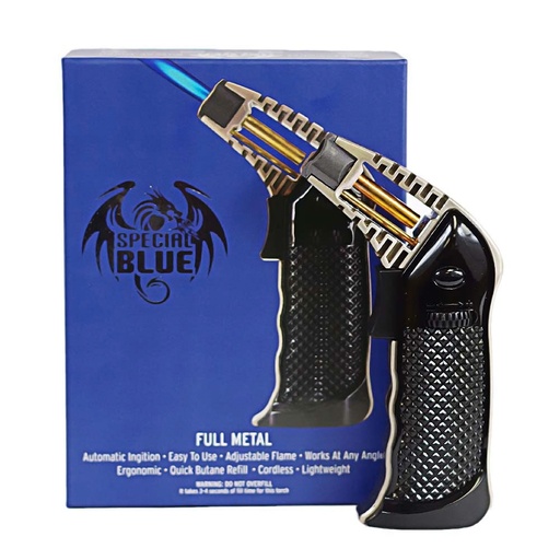 [Q-2031-05] FULL METAL TORCH (Blue)
