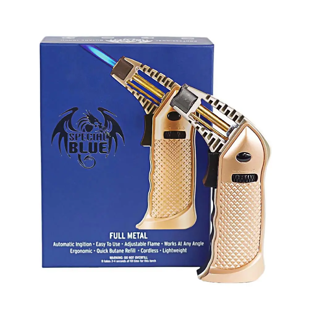 [Q-2031-03] FULL METAL TORCH (Gold)