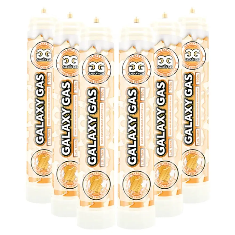 [Q-2054-06] GALAXY GAS 1.2L 6PK (Culinary/Food Purposes Only) (Orange Creamsicle)