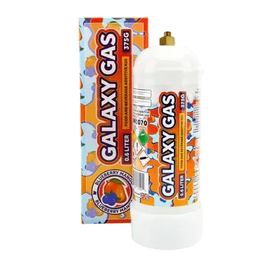 [Q-2050-01] GALAXY GAS .6L 6PACK (Culinary/Food Purposes Only) (Blueberry Mango)