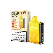 [Q-2069-05] GEEK BAR PULSE 15000 PUFF 16ML 5PK (Grape Lemon)