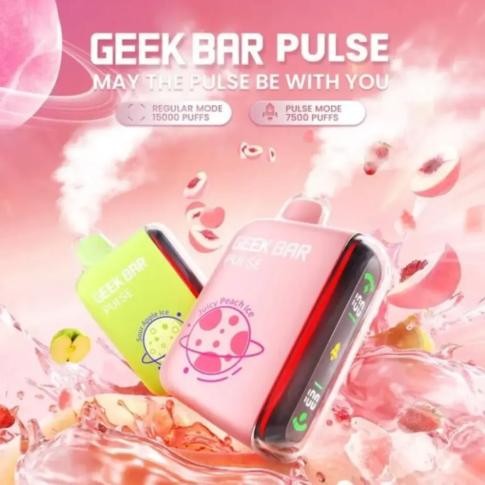 [Q-2069-32] GEEK BAR PULSE 15K 5PK 16ML (B-Burst)