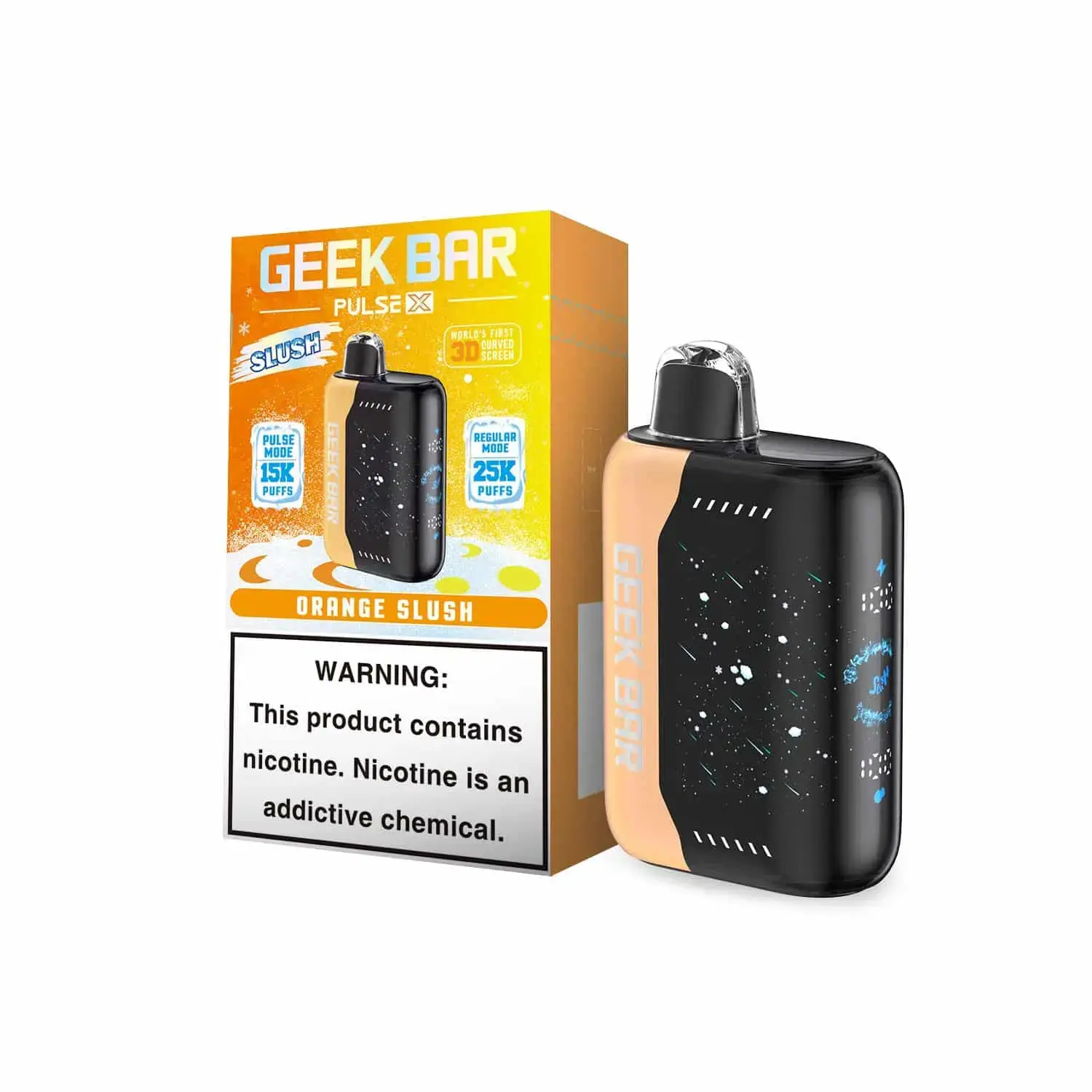 [Q-4790-02] GEEK BAR PULSE X 25000 18ML Slush (Orange Slush)