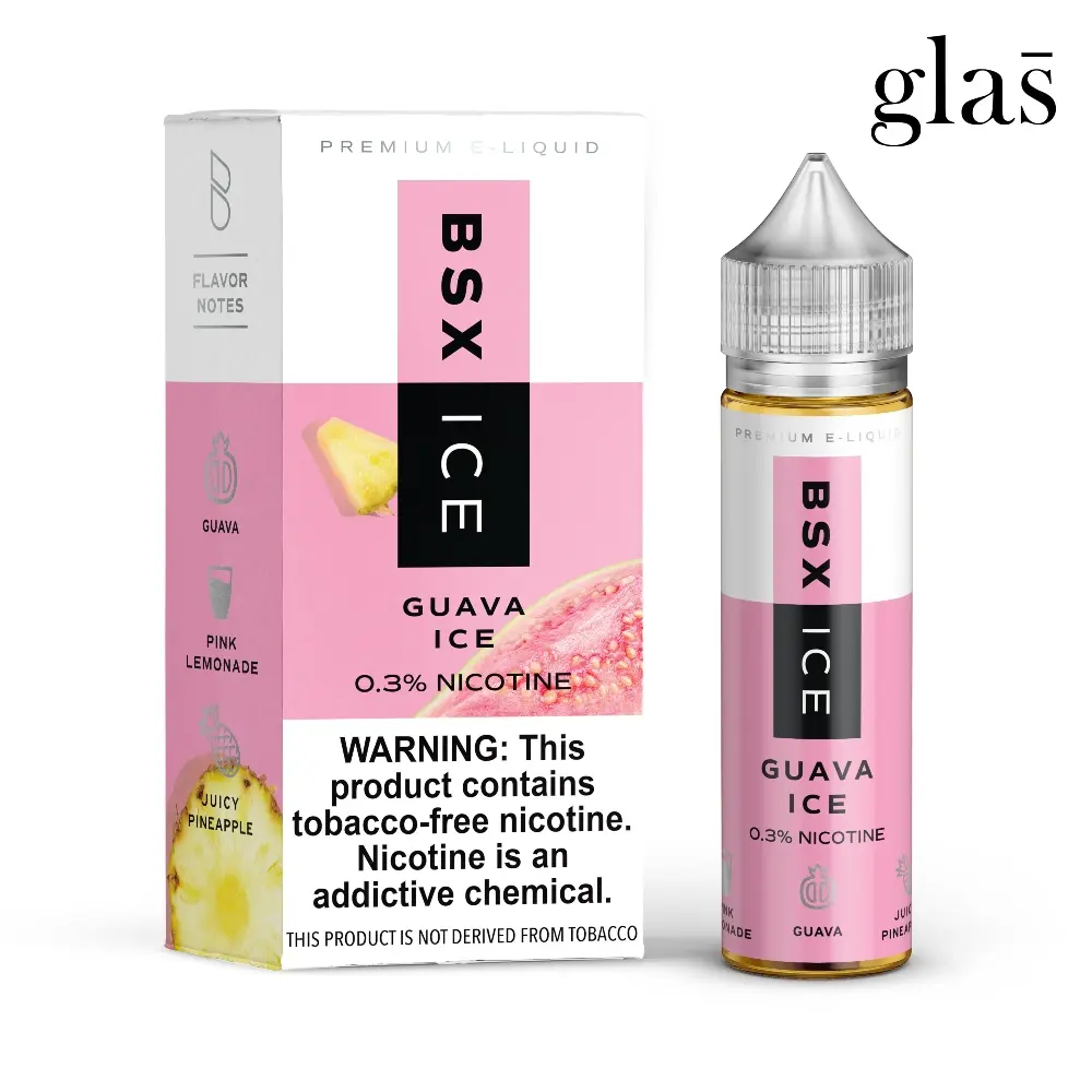 [Q-2198-53] GLAS BSX 60ML (0mg, Guava Ice)
