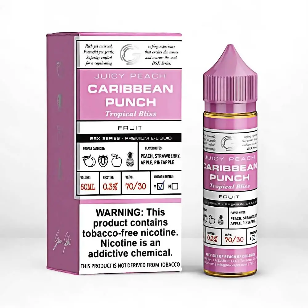 [Q-2198-23] GLAS BSX 60ML (0mg, Caribbean Punch)