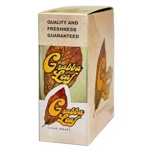 [T-1536-02] Grabba Leaf (Wraps Natural 25/1ct)