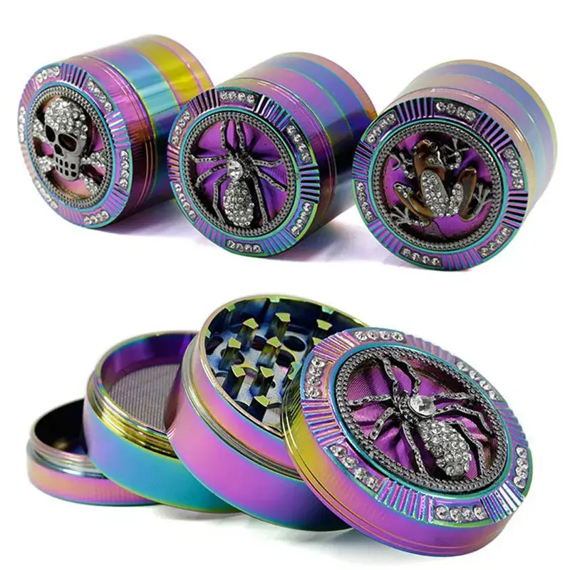 GRINDER RAINBOW COLOR 63MM MULTI DESIGN