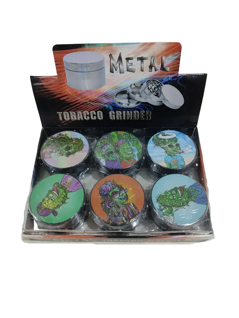 Grinder Zinc 63MM Full Print Design 100 6PK