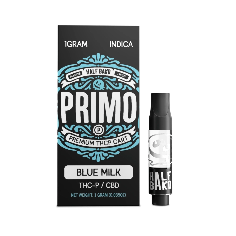 [T-1079-05] HALF BAK'D PRIMO THC-P 1GRAM CART 5pk Box (Tropical Kush)