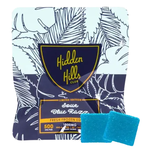 [T-1100-02] HIDDEN HILLS 30CT HEADY BLEND GUMMY (Sour Apple)
