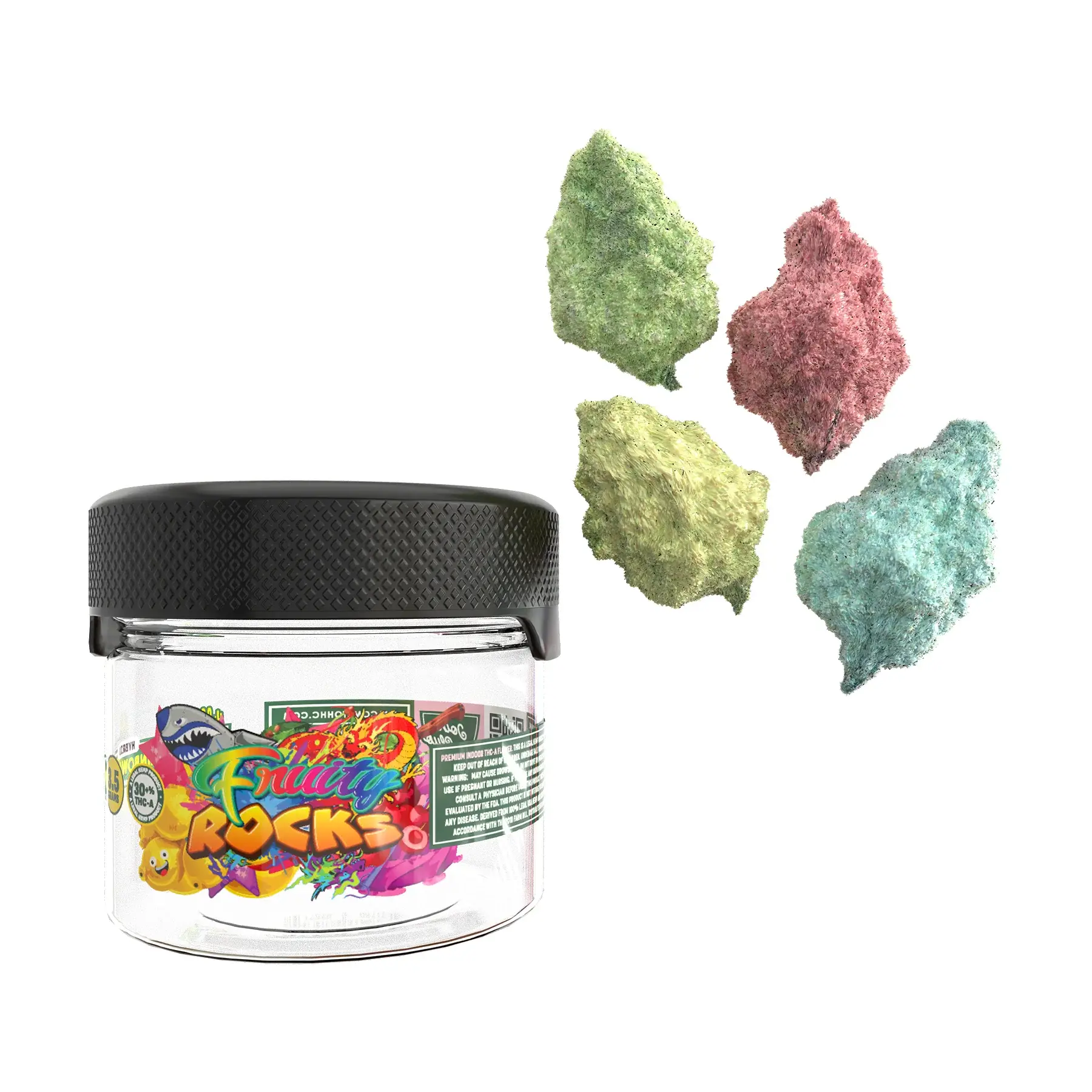 [T-1098-01] HIDDEN HILLS 3.5G RAINBOW ROCKS PACKS CLUB (Fruity Rocks | Hybrid)