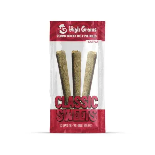 [T-1264-02] High Grams 3PC Preroll 6G THC-P (CLASSIC)