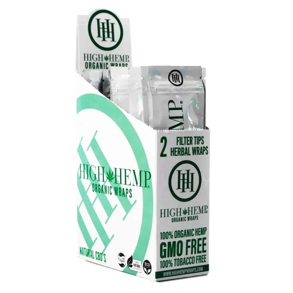 [Q-2546-03] HIGH HEMP ORGANIC WRAPS 25/2PK (Orignal)