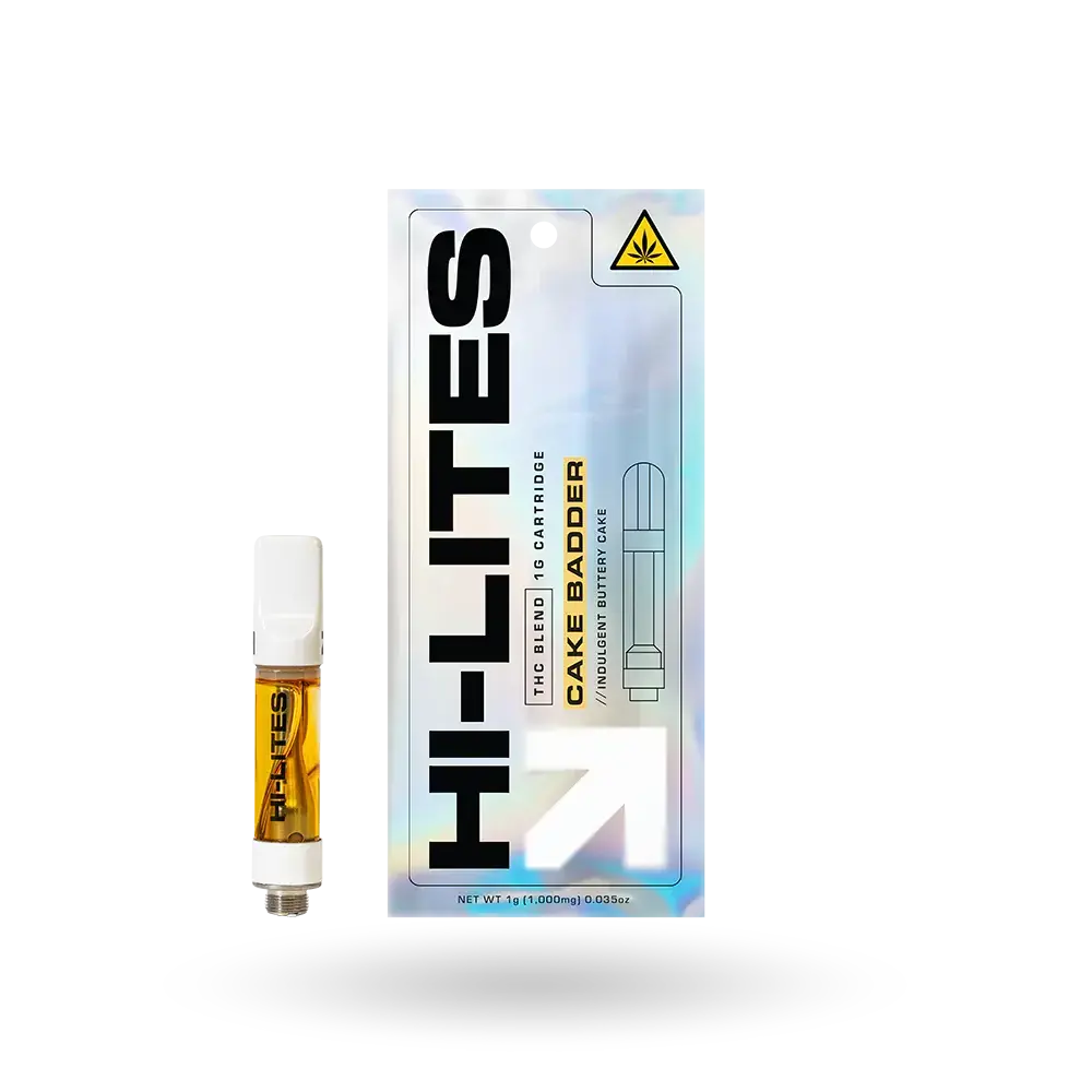[T-1639-01] Hi-Lites THC Blend Vape Cartridge 1G 6CT (Cake Badder)