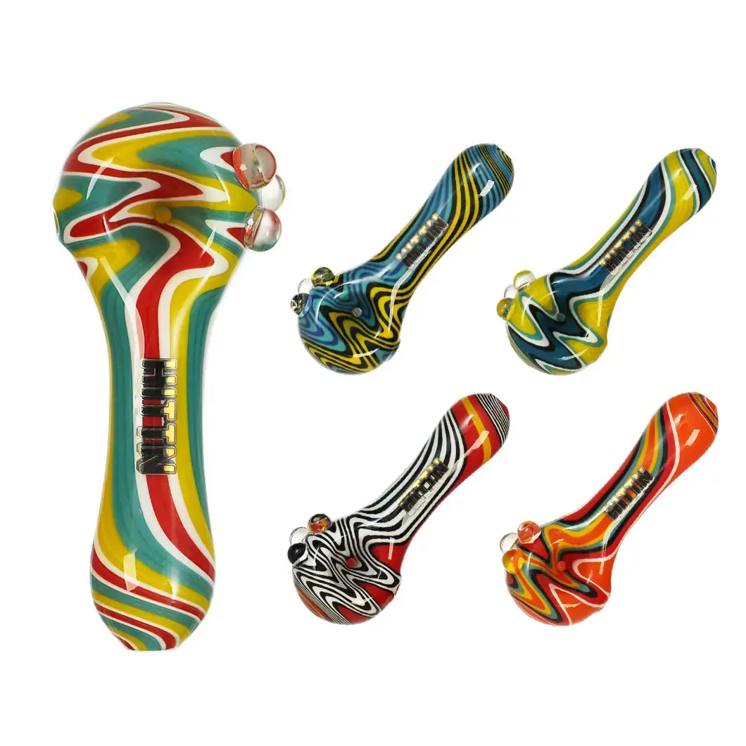 [T-1396-01] Hittn Glass Hand Pipe (HIT231)