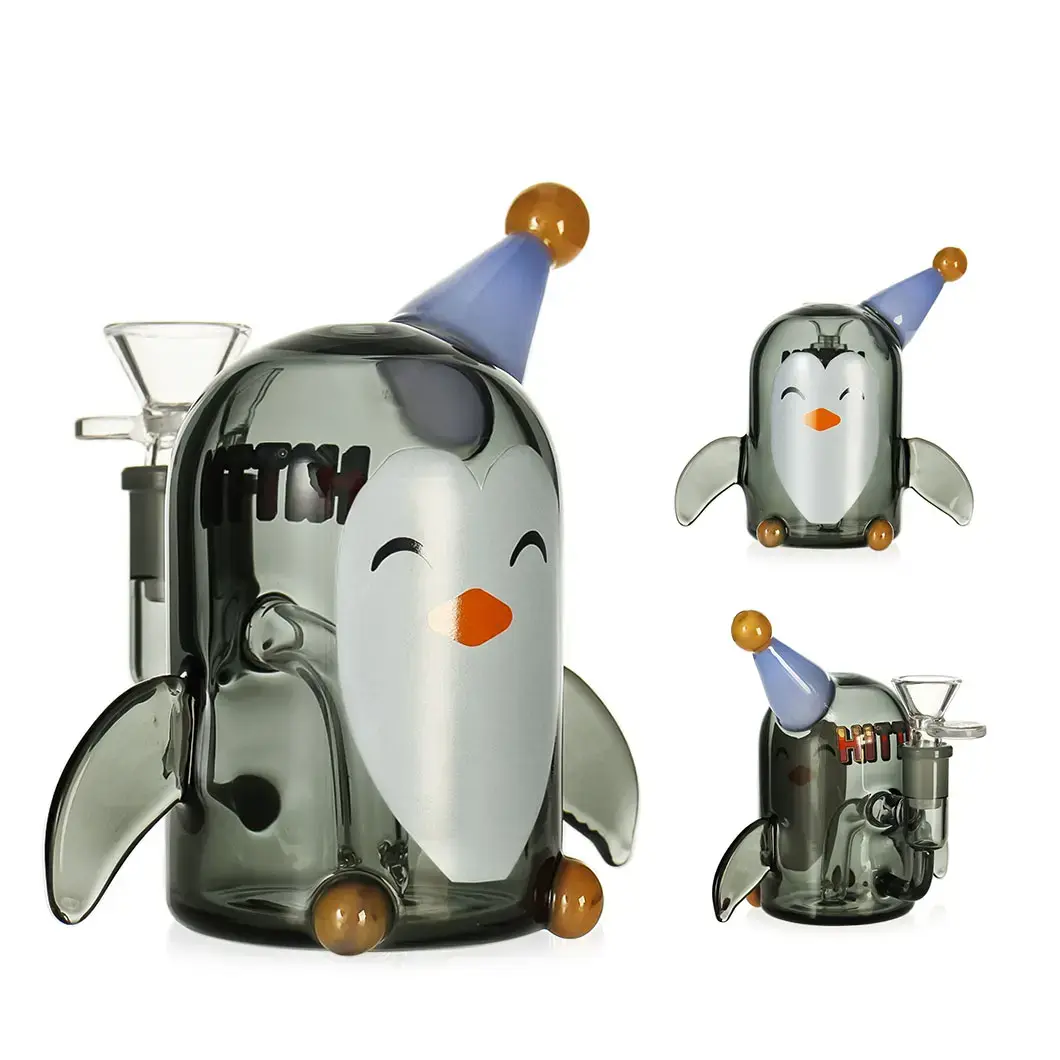 [T-1390-06] Hittn Glass Stylish Water Pipe (HIT161)