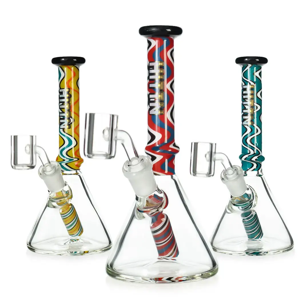 [T-1390-10] Hittn Glass Stylish Water Pipe (HIT151)