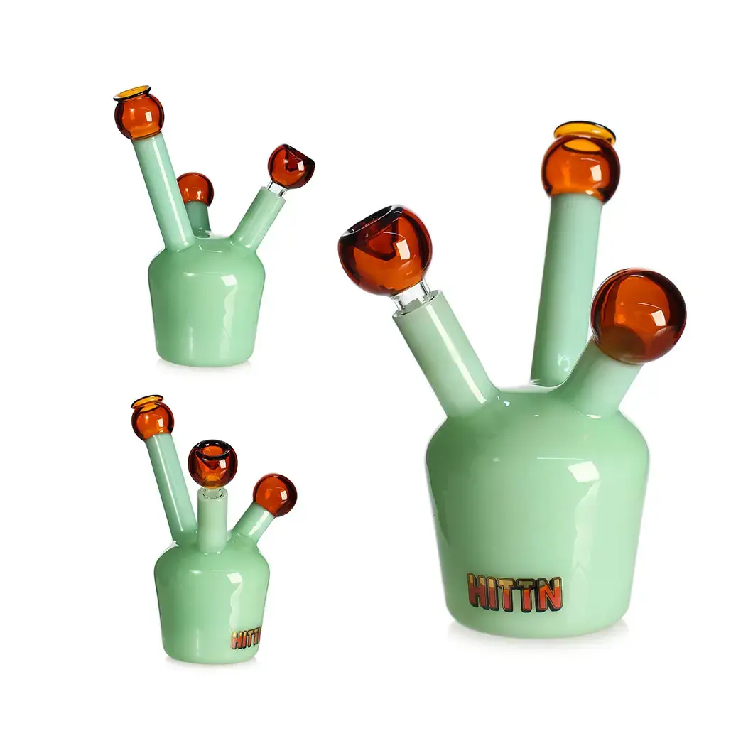 [T-1390-20] Hittn Glass Stylish Water Pipe (HIT146)