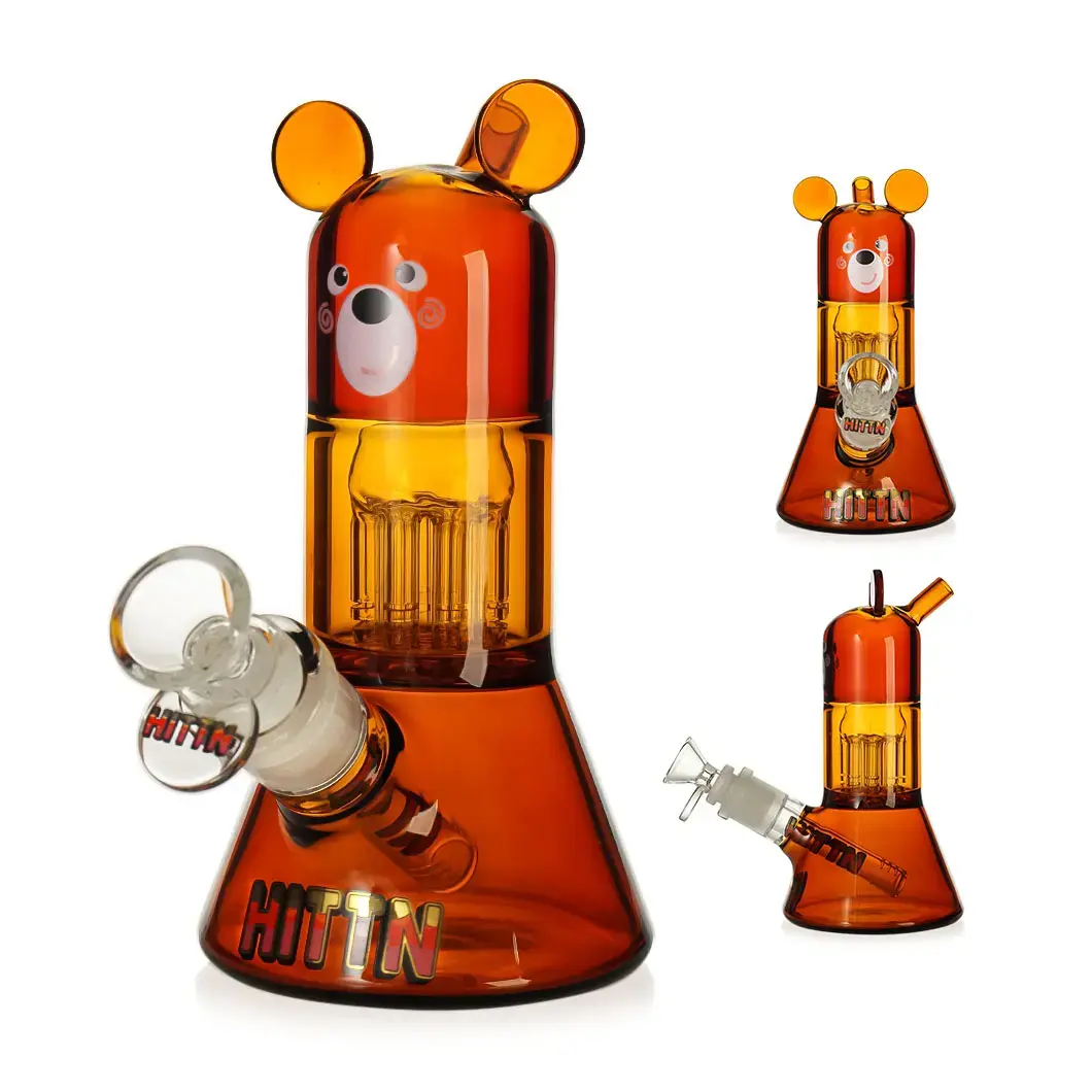 [T-1390-22] Hittn Glass Stylish Water Pipe (HIT156)