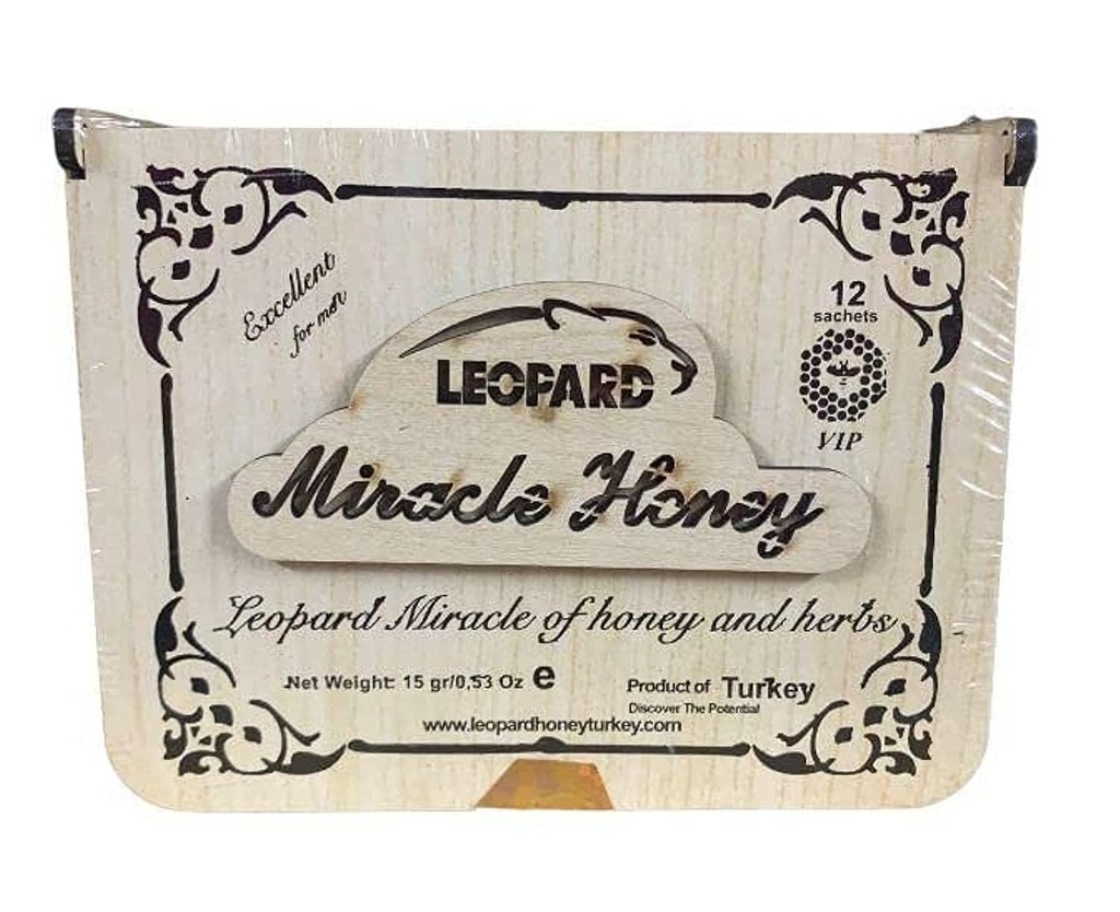 HONEY ENHANCEMENT LEOPARD MIRACLE OF HONEY 12POUCHES