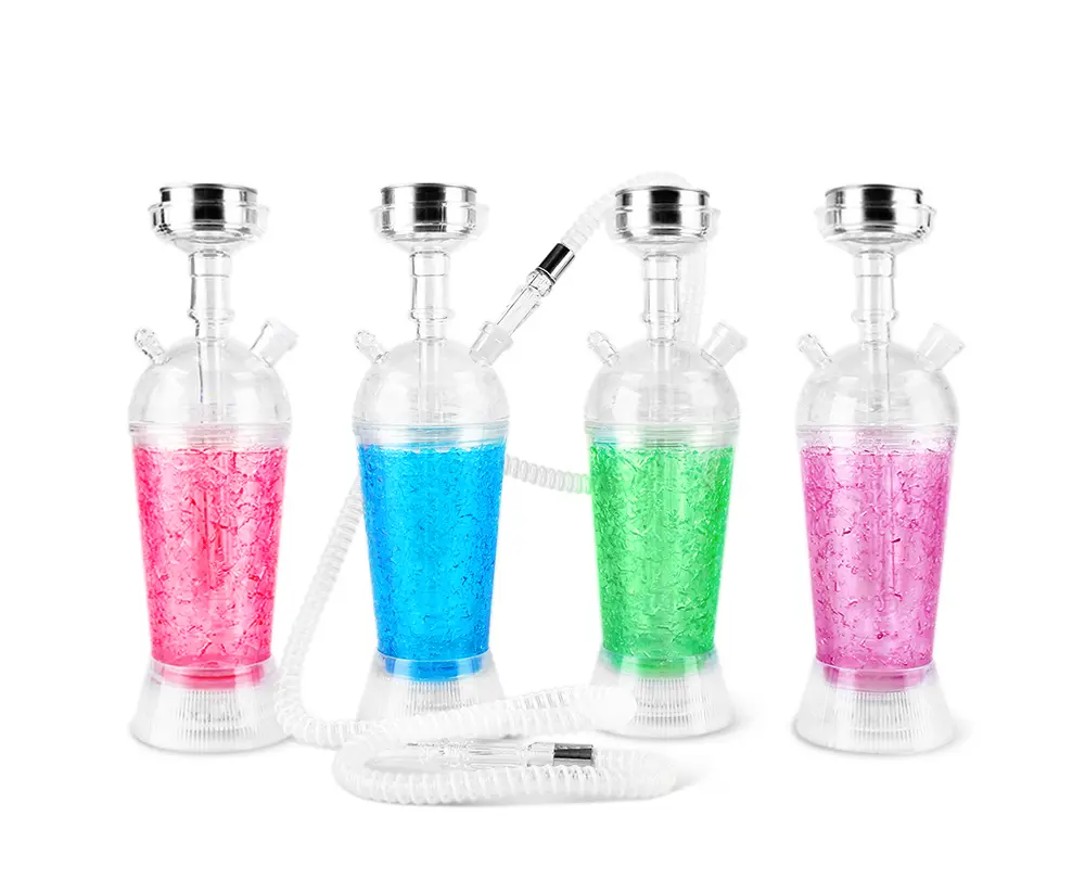 HOOKAH 14" DELITE RIP BRAND 1 HOSE PREMIUM BOX LED LIGHT