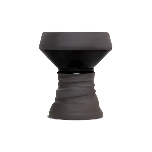 [Q-2595-05] HOOKAH B.Y.O. BLACKSTONE BOWL TWO TONE (Brown/Gray)