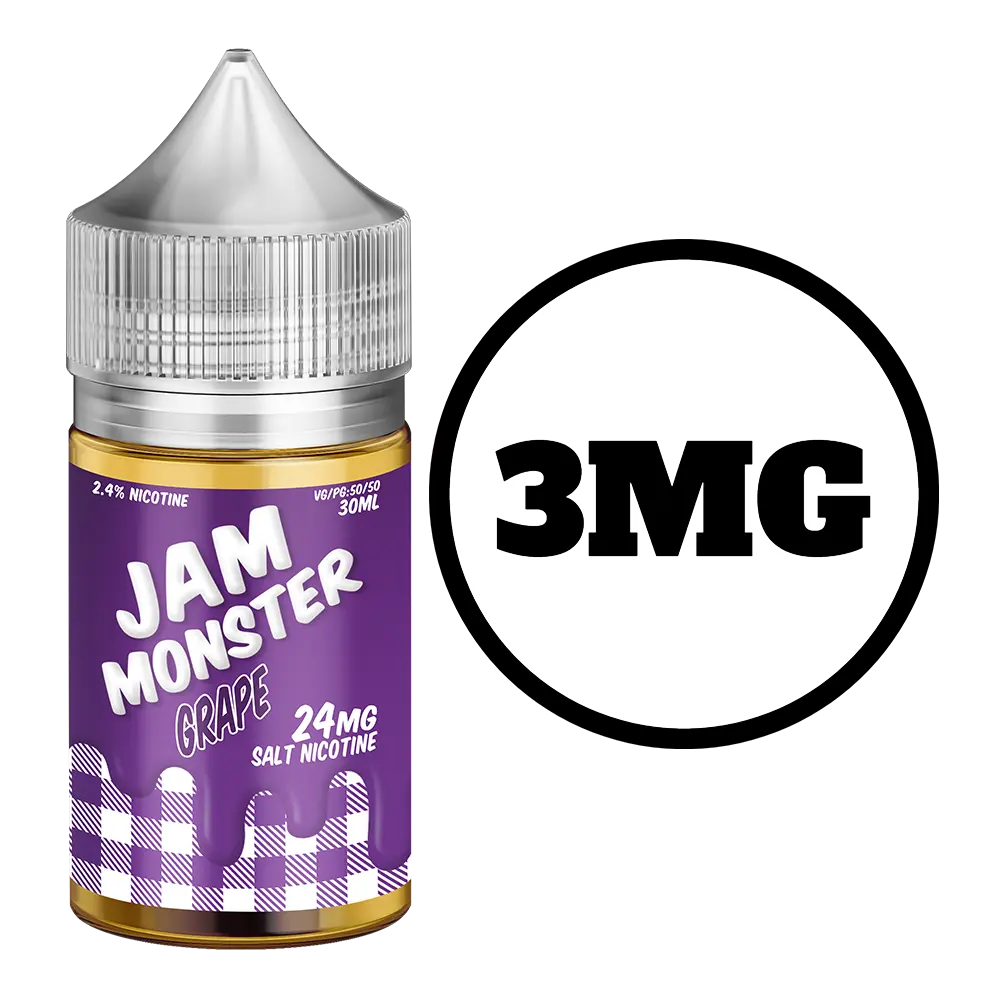[Q-2649-15] JAM MONSTER 100ML (3mg, Grape)