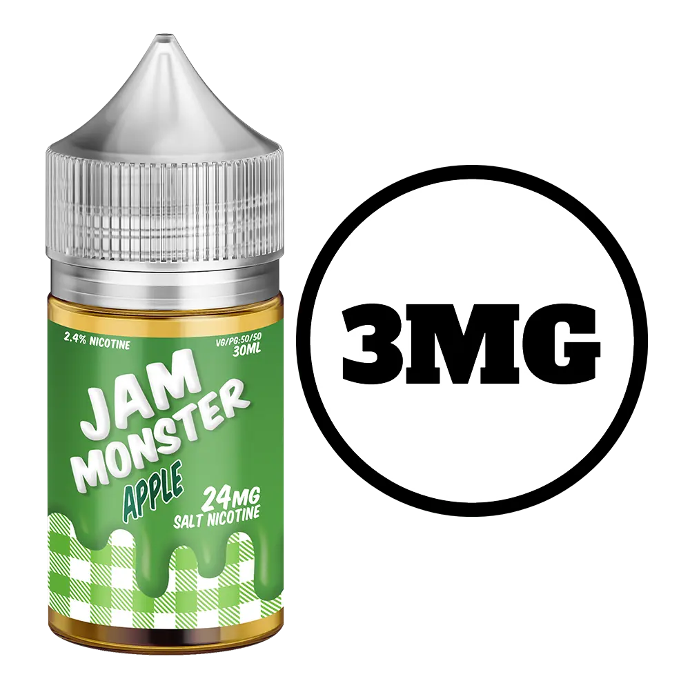 [Q-2649-17] JAM MONSTER 100ML (3mg, Apple)