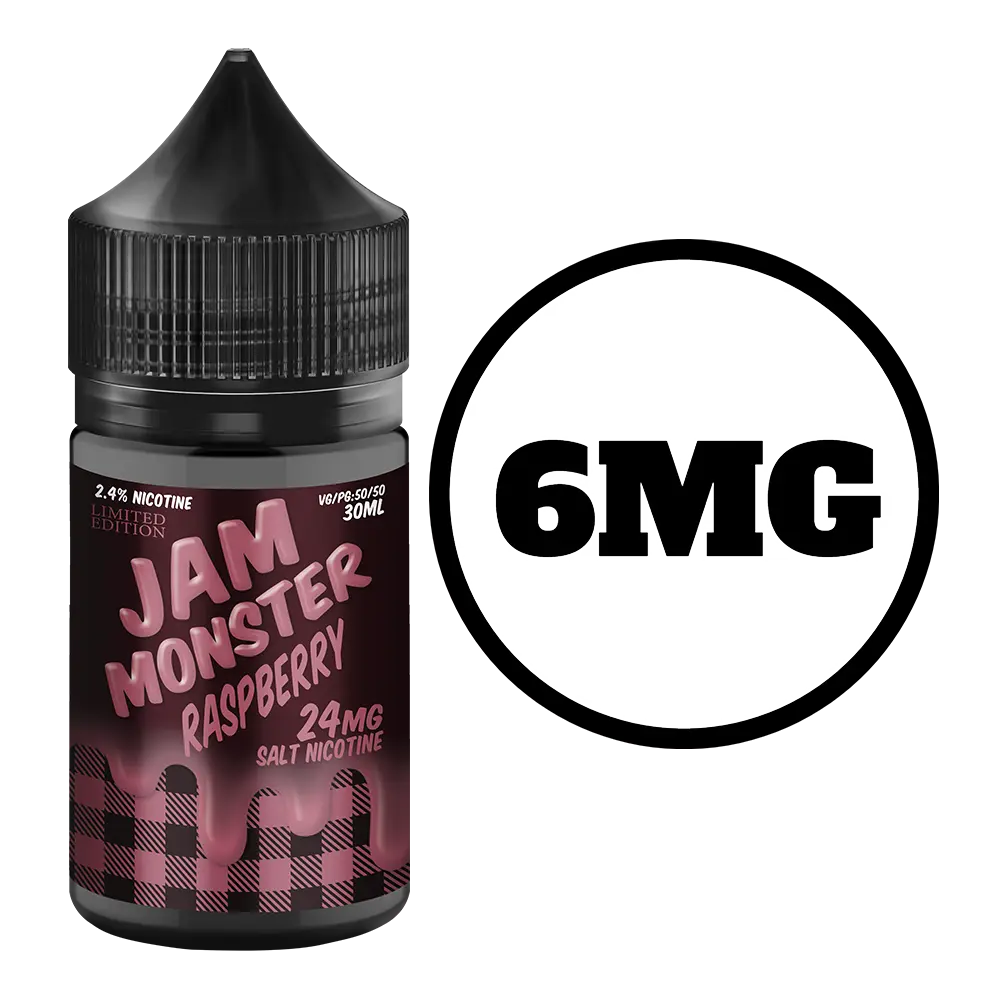 [Q-2649-10] JAM MONSTER 100ML (6mg, Raspberry)