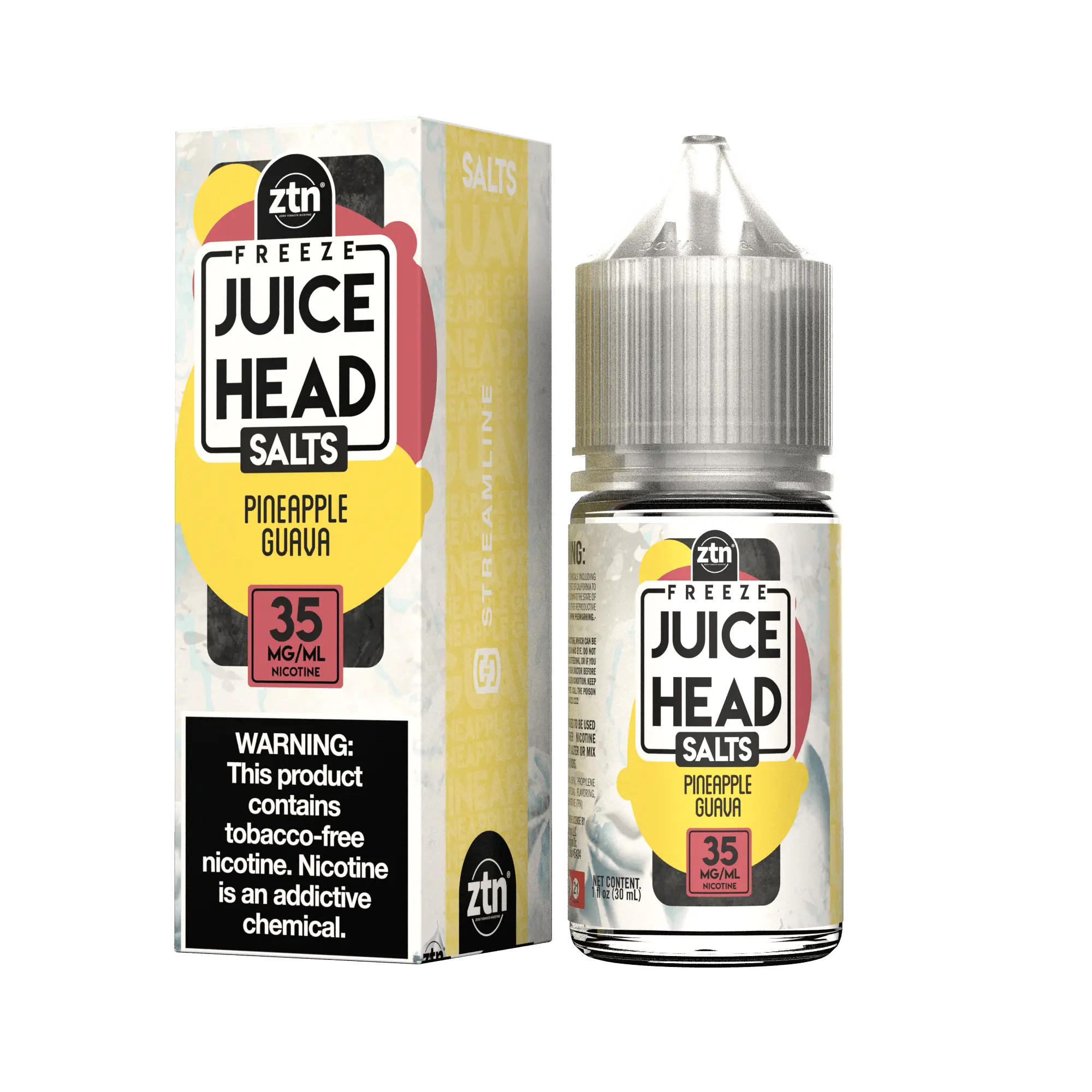 [Q-2669-03] JUICE HEAD FREEZE SALT 30ML (35MG, Pineapple Guava Ice)