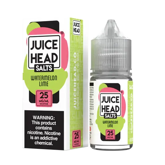 [Q-2672-09] JUICE HEAD SALT 30ML (25mg, Watermelon Lime)