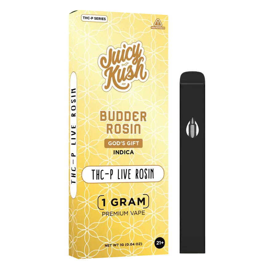 [Q-4256-02] JUICY KUSH 1G Disposable THC-P 5PK a Box (God's Gift)