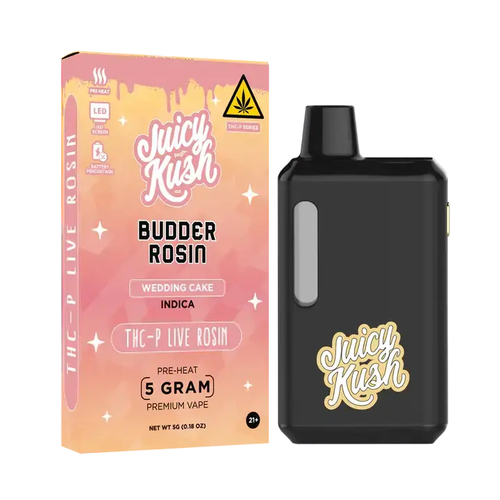 [Q-4801-05] Juicy Kush 5g Disposable THC-P 5PK a Box (WIDDING CAKE)