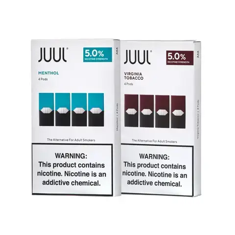 [T-1630-02] Juul Pods - 4 Pods %5 8PK (Virginia Tobacco)