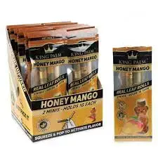[Q-4546-08] KING PALM CONES MINI 2PK 20CT (Honey Mango)