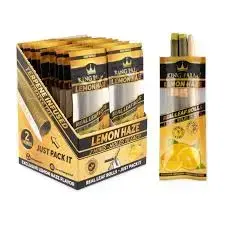 [Q-4546-10] KING PALM CONES MINI 2PK 20CT (Lemon Haze)