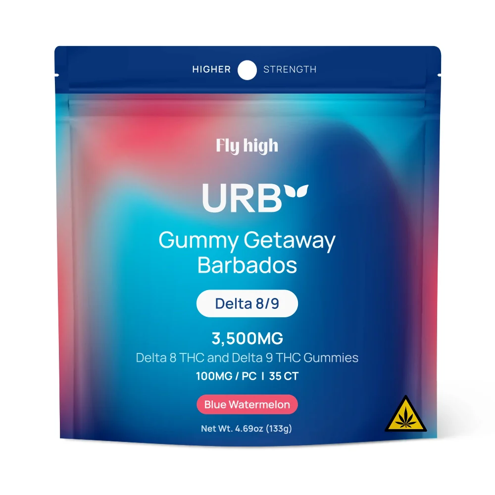 LIFTED MADE URB 3500MG D8/D9 GUMMIES Blue Watermelon 6PK