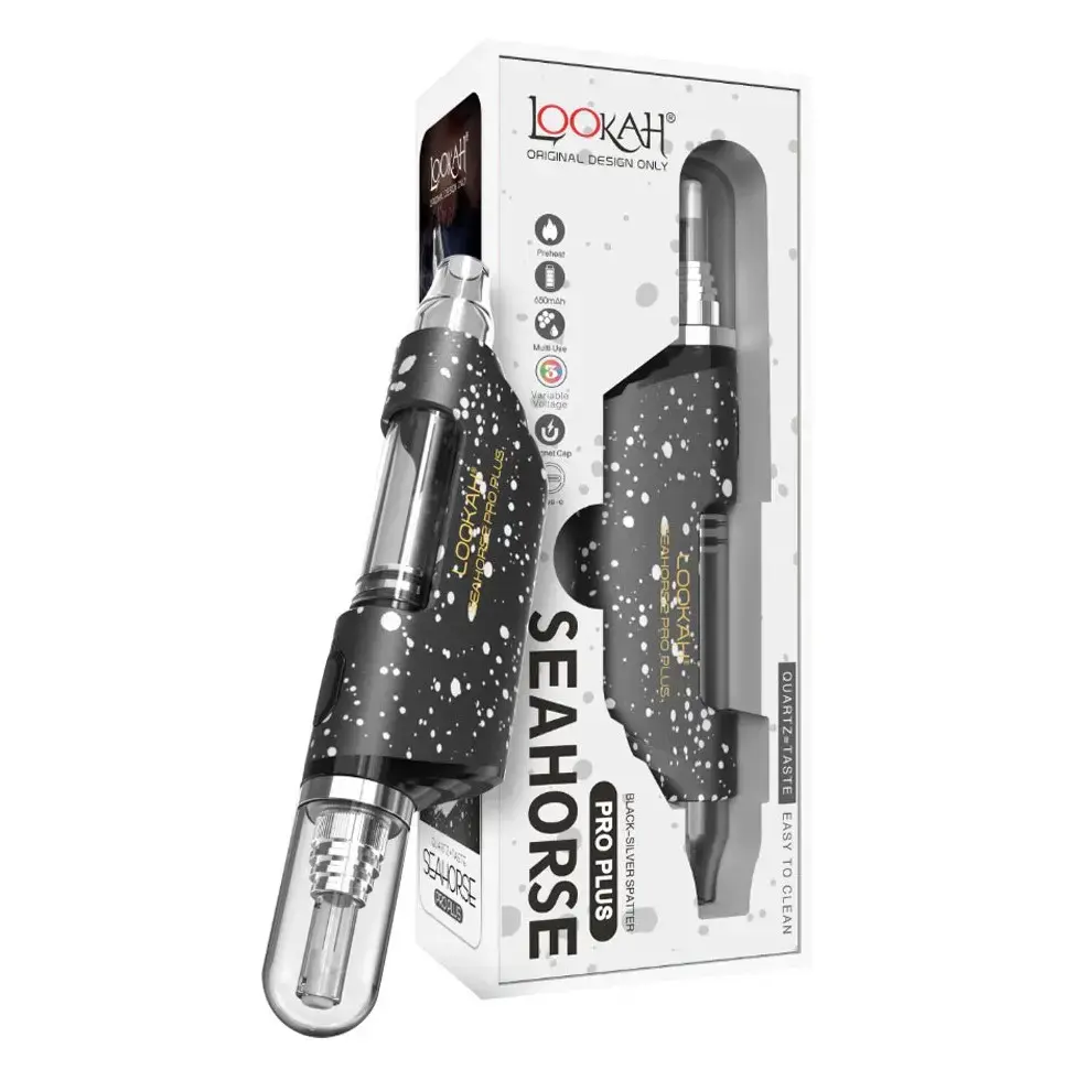[Q-2761-02] LOOKAH SEAHORSE PRO PLUS 650MAH (Black Silver Spatter)
